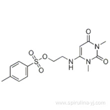 2,4(1H,3H)-Pyrimidinedione, 1,3-dimethyl-6-[[2-[[(4-methylphenyl)sulfonyl]oxy]ethyl]amino]- CAS 130634-04-7